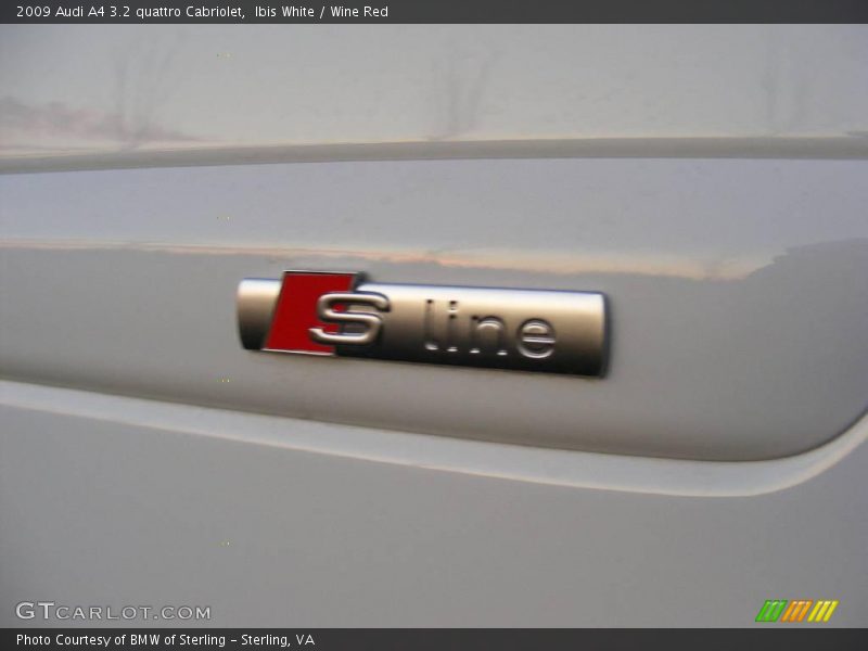Ibis White / Wine Red 2009 Audi A4 3.2 quattro Cabriolet