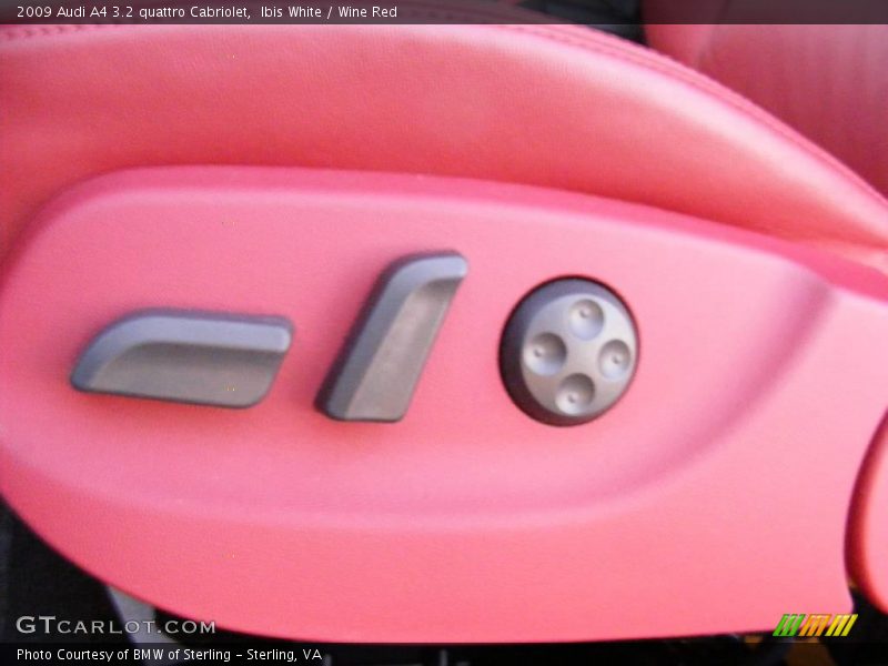 Ibis White / Wine Red 2009 Audi A4 3.2 quattro Cabriolet