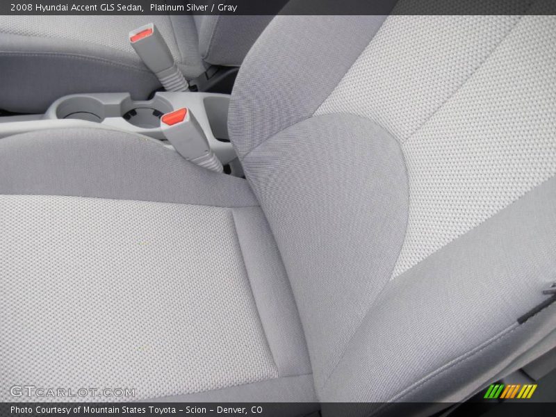 Platinum Silver / Gray 2008 Hyundai Accent GLS Sedan