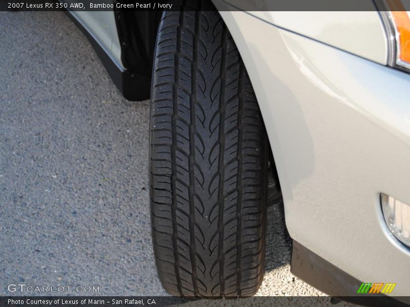 Bamboo Green Pearl / Ivory 2007 Lexus RX 350 AWD