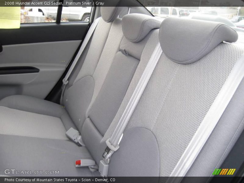 Platinum Silver / Gray 2008 Hyundai Accent GLS Sedan