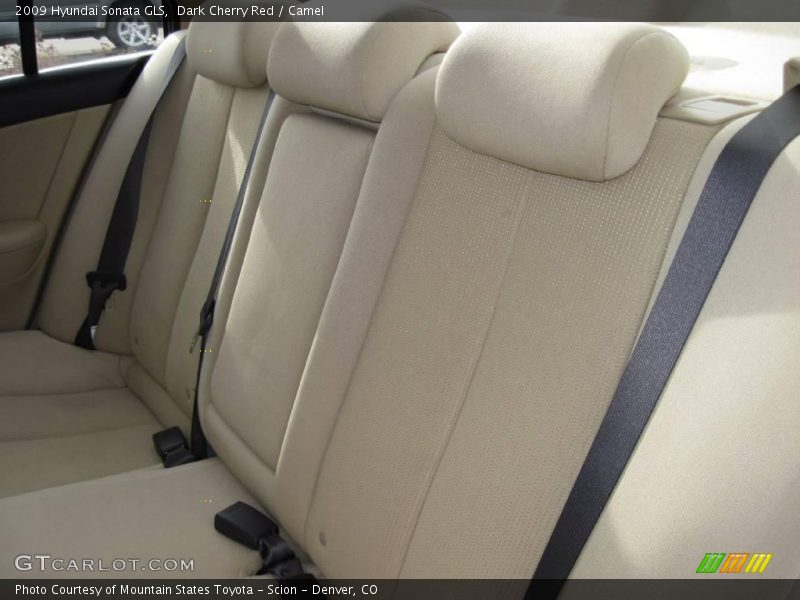 Dark Cherry Red / Camel 2009 Hyundai Sonata GLS