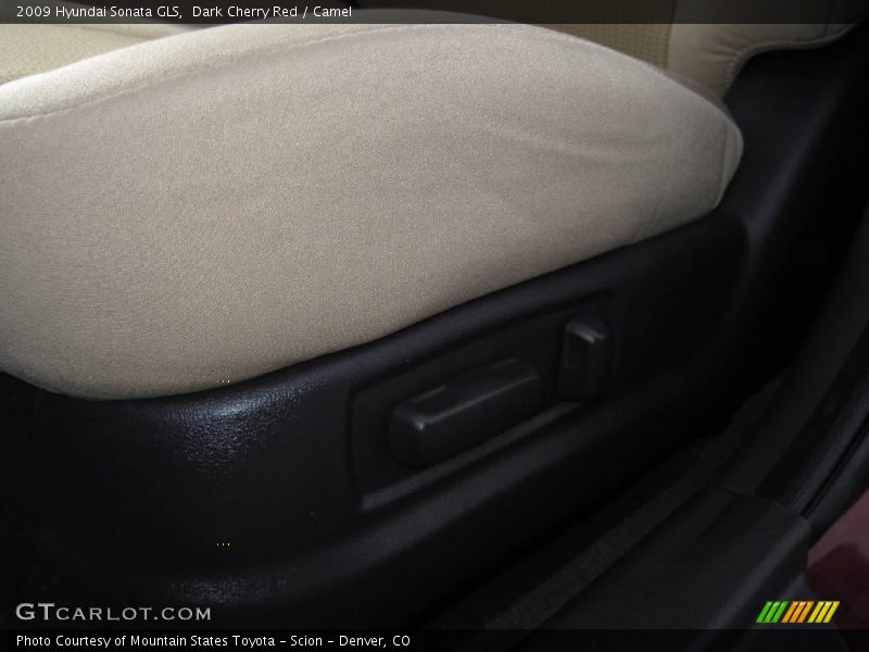 Dark Cherry Red / Camel 2009 Hyundai Sonata GLS