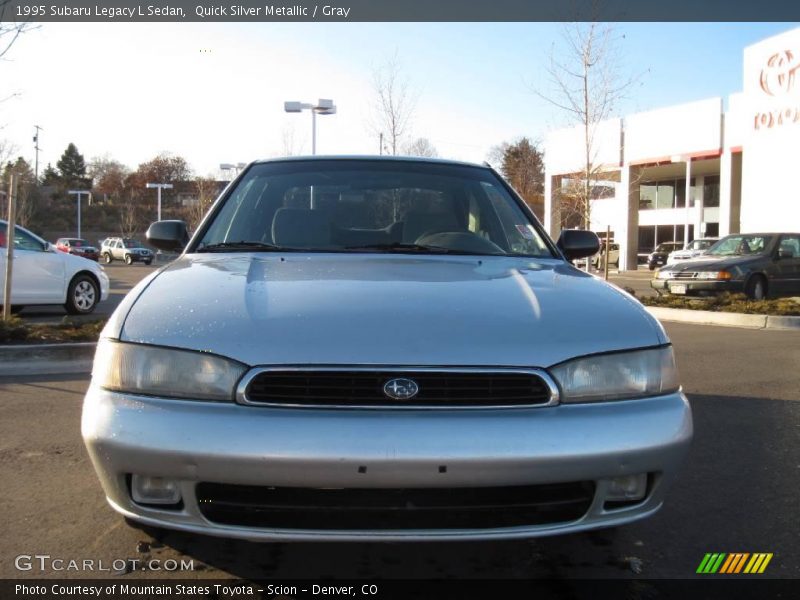 Quick Silver Metallic / Gray 1995 Subaru Legacy L Sedan