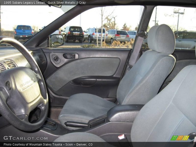 Quick Silver Metallic / Gray 1995 Subaru Legacy L Sedan