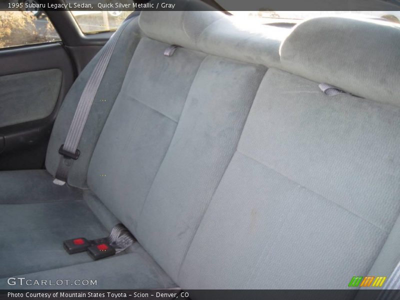 Quick Silver Metallic / Gray 1995 Subaru Legacy L Sedan