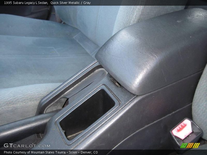 Quick Silver Metallic / Gray 1995 Subaru Legacy L Sedan