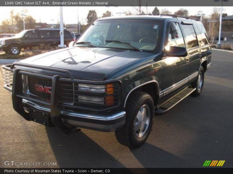 Emerald Green Metallic / Neutral 1996 GMC Yukon SLT 4x4