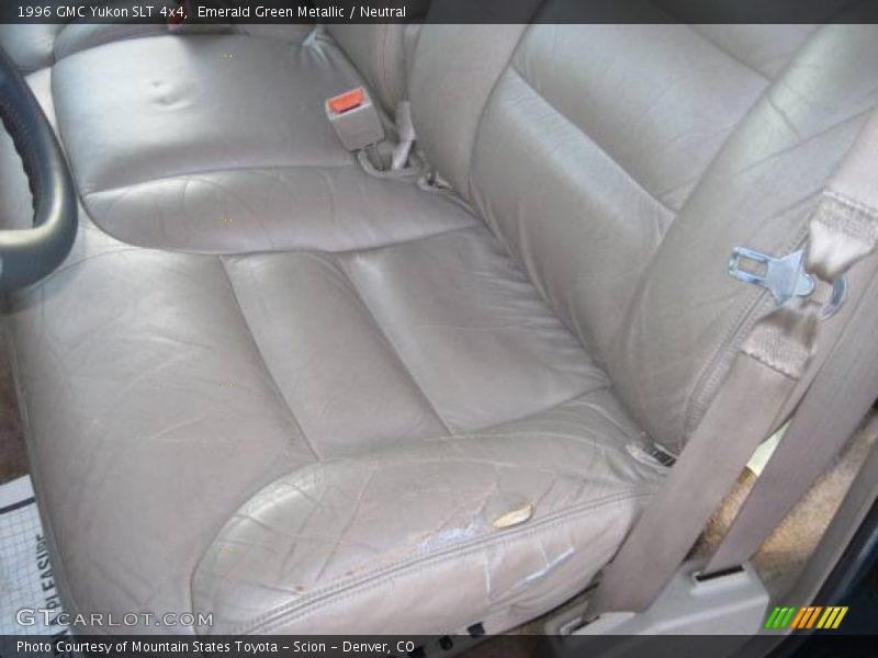 Emerald Green Metallic / Neutral 1996 GMC Yukon SLT 4x4