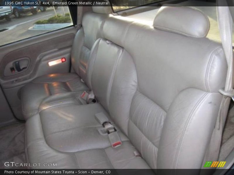 Emerald Green Metallic / Neutral 1996 GMC Yukon SLT 4x4