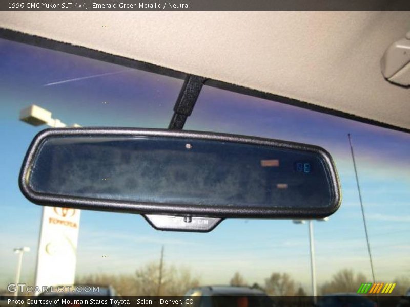 Emerald Green Metallic / Neutral 1996 GMC Yukon SLT 4x4