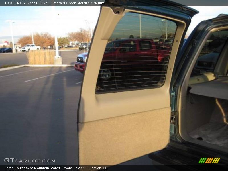 Emerald Green Metallic / Neutral 1996 GMC Yukon SLT 4x4