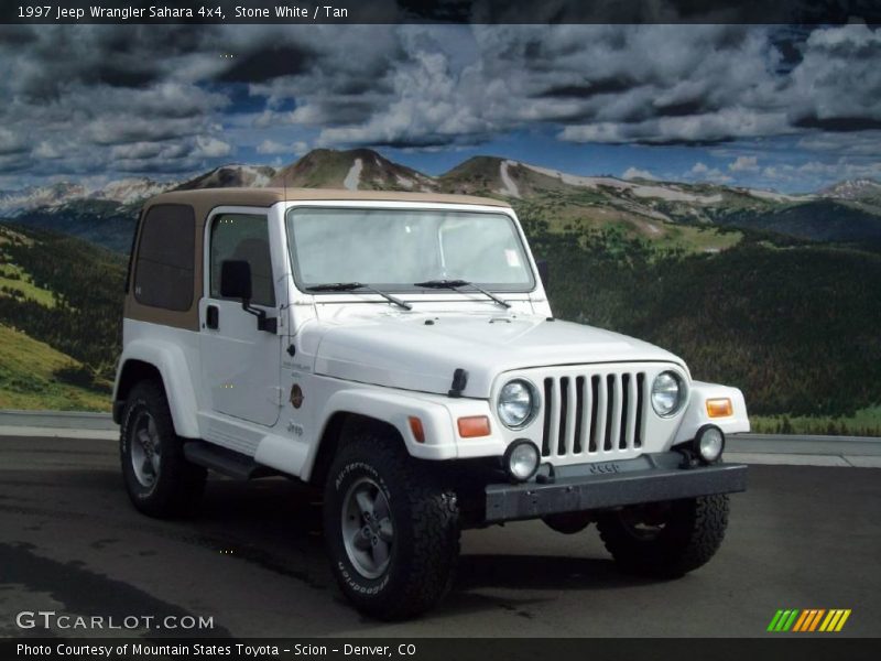 Stone White / Tan 1997 Jeep Wrangler Sahara 4x4