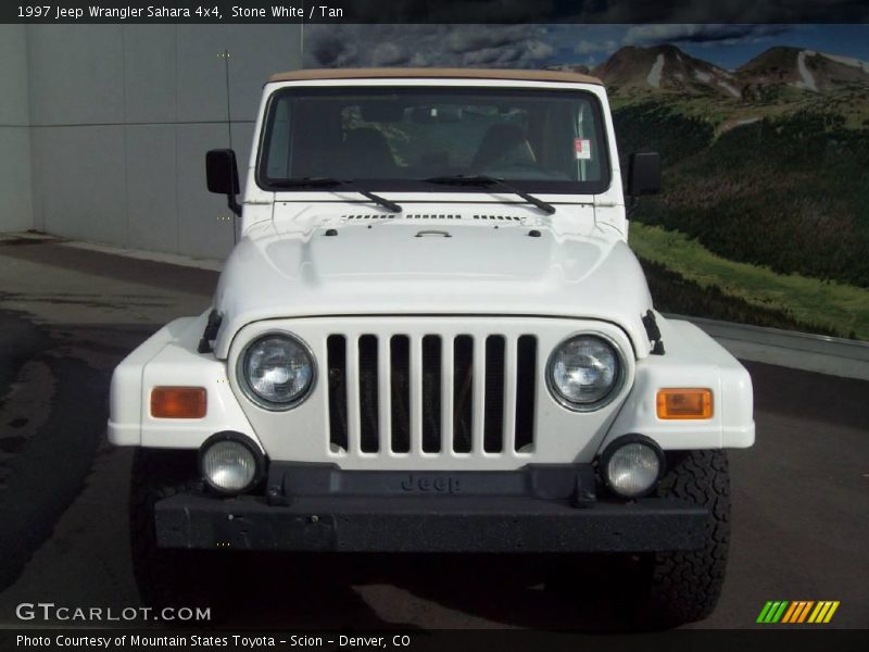Stone White / Tan 1997 Jeep Wrangler Sahara 4x4