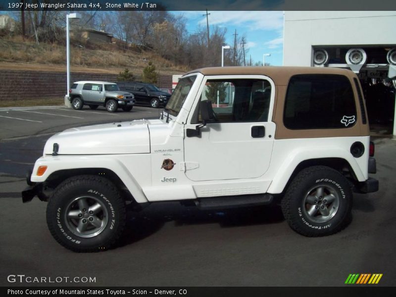 Stone White / Tan 1997 Jeep Wrangler Sahara 4x4