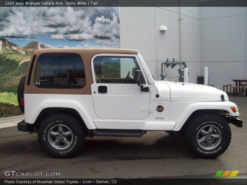 Stone White / Tan 1997 Jeep Wrangler Sahara 4x4