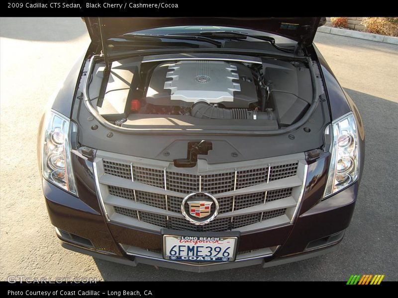 Black Cherry / Cashmere/Cocoa 2009 Cadillac CTS Sedan