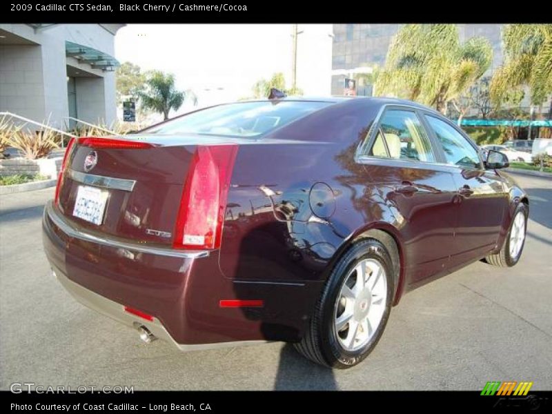 Black Cherry / Cashmere/Cocoa 2009 Cadillac CTS Sedan