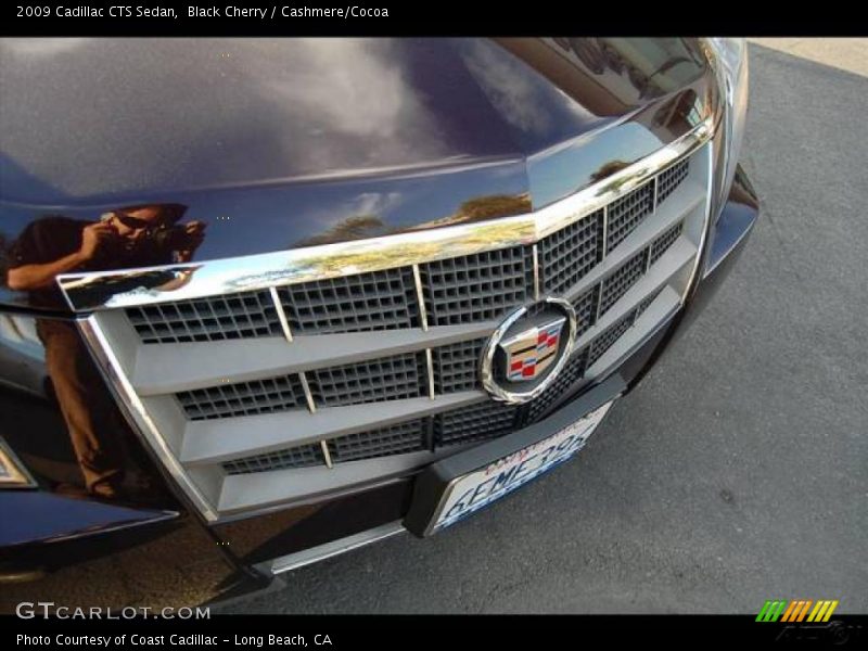 Black Cherry / Cashmere/Cocoa 2009 Cadillac CTS Sedan