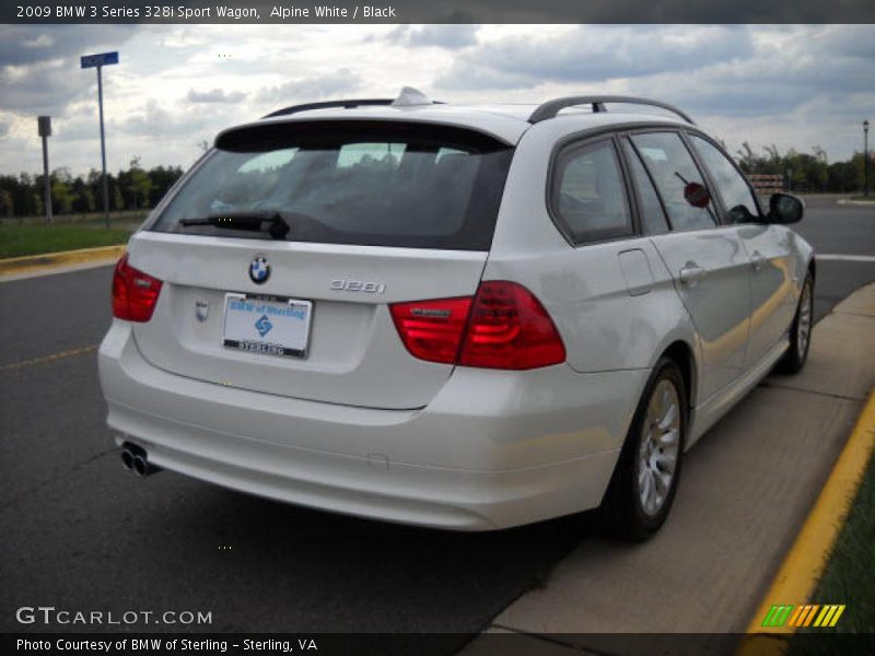 Alpine White / Black 2009 BMW 3 Series 328i Sport Wagon