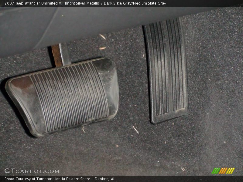 Bright Silver Metallic / Dark Slate Gray/Medium Slate Gray 2007 Jeep Wrangler Unlimited X