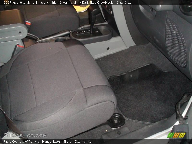 Bright Silver Metallic / Dark Slate Gray/Medium Slate Gray 2007 Jeep Wrangler Unlimited X
