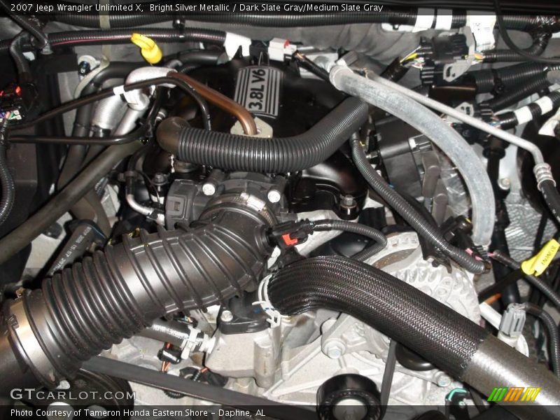 Bright Silver Metallic / Dark Slate Gray/Medium Slate Gray 2007 Jeep Wrangler Unlimited X