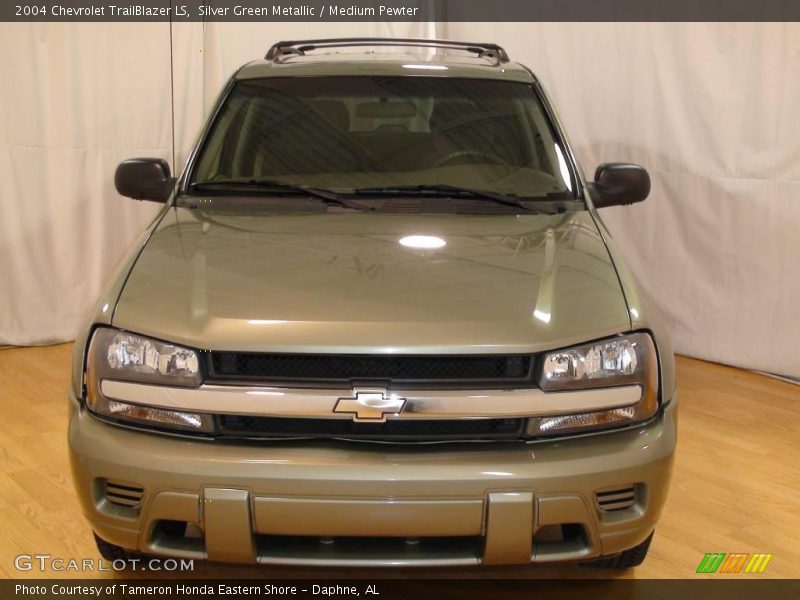 Silver Green Metallic / Medium Pewter 2004 Chevrolet TrailBlazer LS