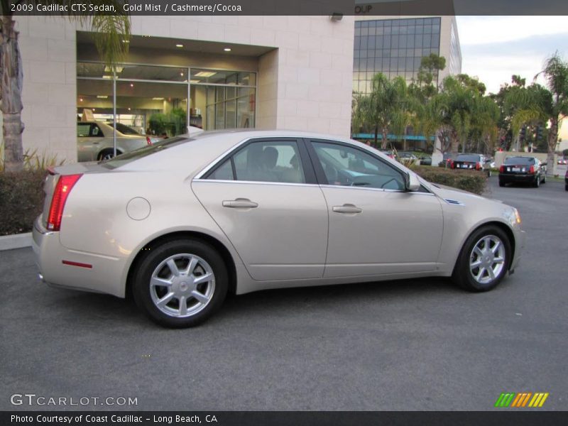 Gold Mist / Cashmere/Cocoa 2009 Cadillac CTS Sedan