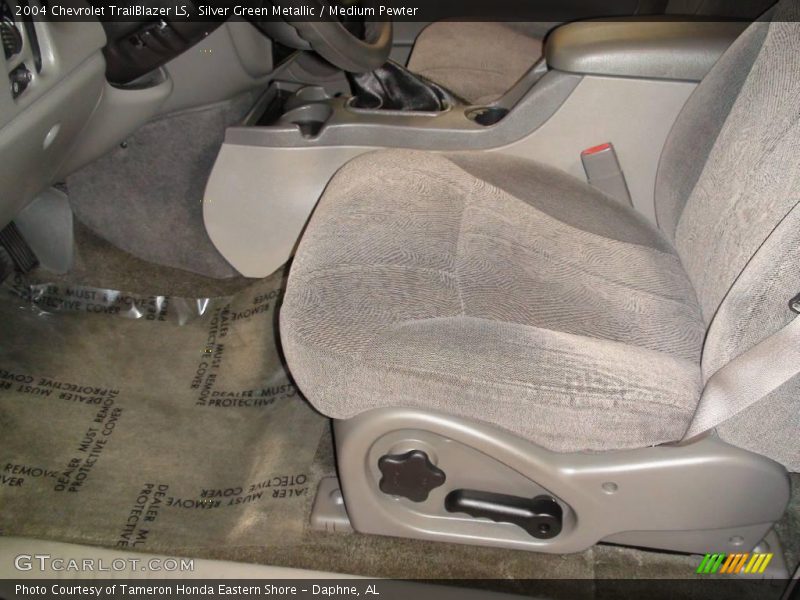Silver Green Metallic / Medium Pewter 2004 Chevrolet TrailBlazer LS