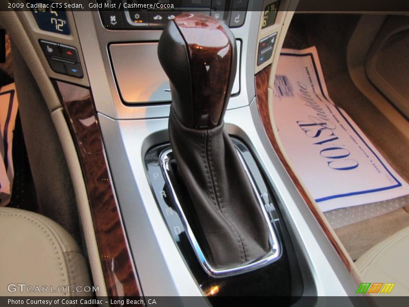 Gold Mist / Cashmere/Cocoa 2009 Cadillac CTS Sedan