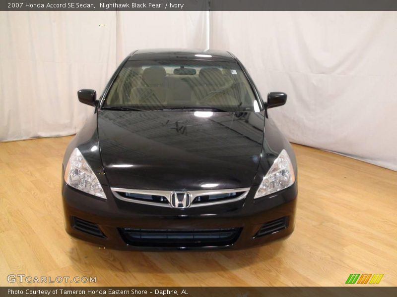 Nighthawk Black Pearl / Ivory 2007 Honda Accord SE Sedan