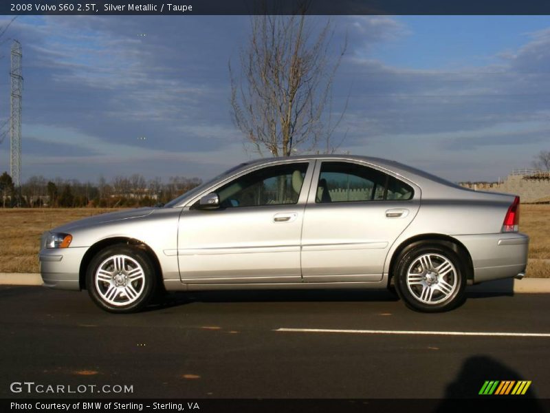 Silver Metallic / Taupe 2008 Volvo S60 2.5T