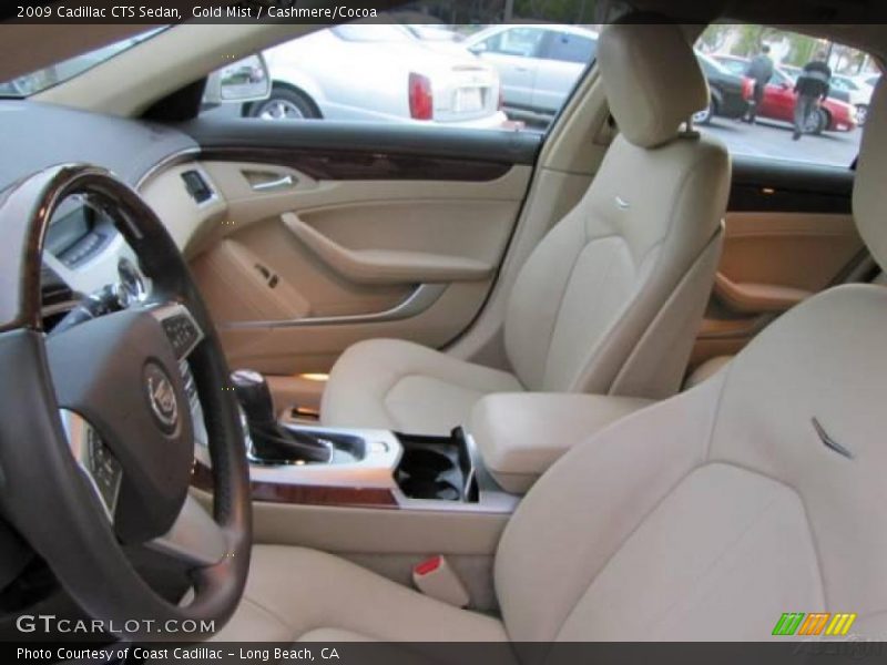 Gold Mist / Cashmere/Cocoa 2009 Cadillac CTS Sedan