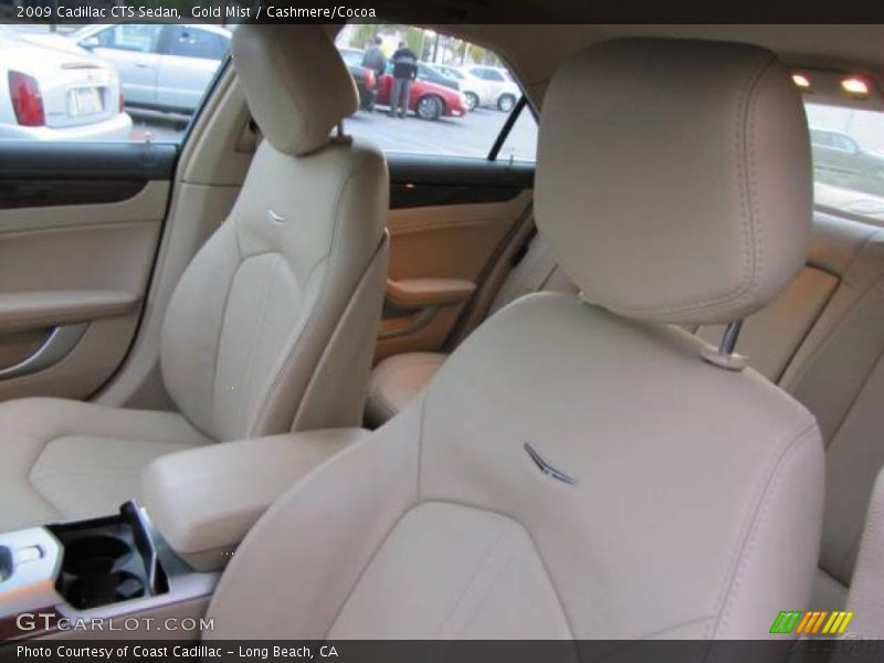 Gold Mist / Cashmere/Cocoa 2009 Cadillac CTS Sedan
