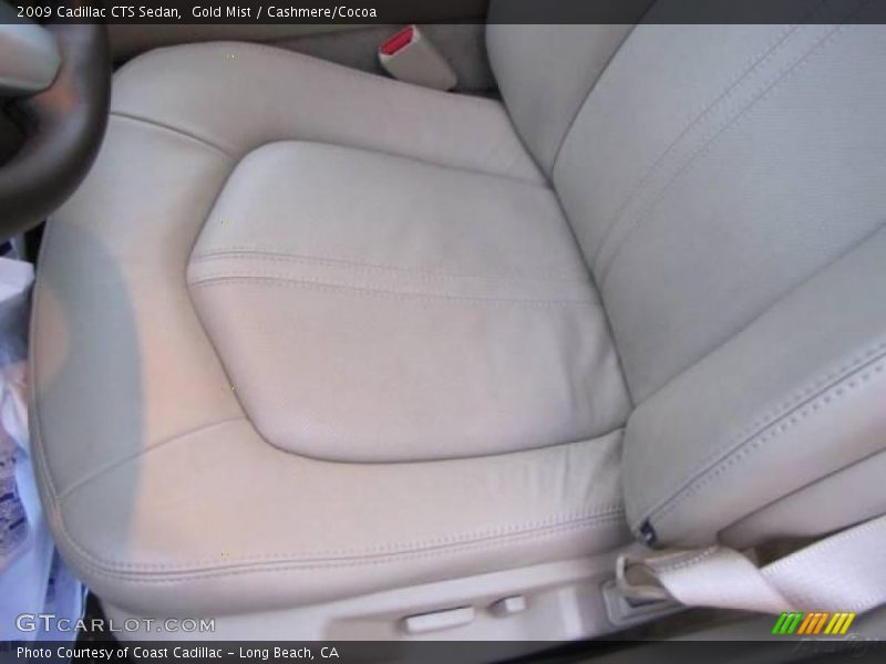 Gold Mist / Cashmere/Cocoa 2009 Cadillac CTS Sedan