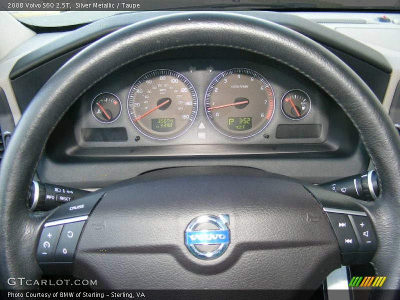 Silver Metallic / Taupe 2008 Volvo S60 2.5T