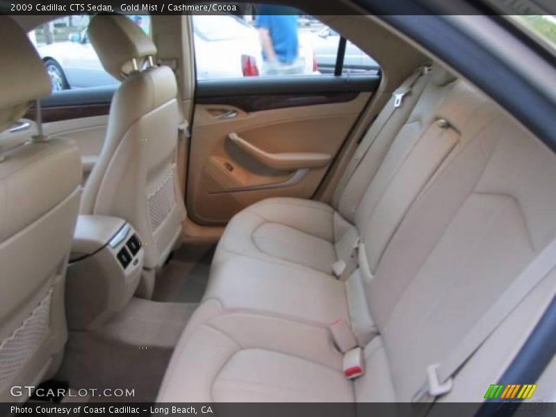 Gold Mist / Cashmere/Cocoa 2009 Cadillac CTS Sedan