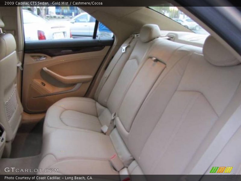 Gold Mist / Cashmere/Cocoa 2009 Cadillac CTS Sedan