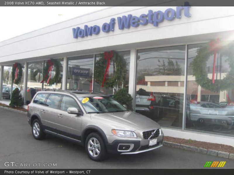 Seashell Metallic / Anthracite Black 2008 Volvo XC70 AWD