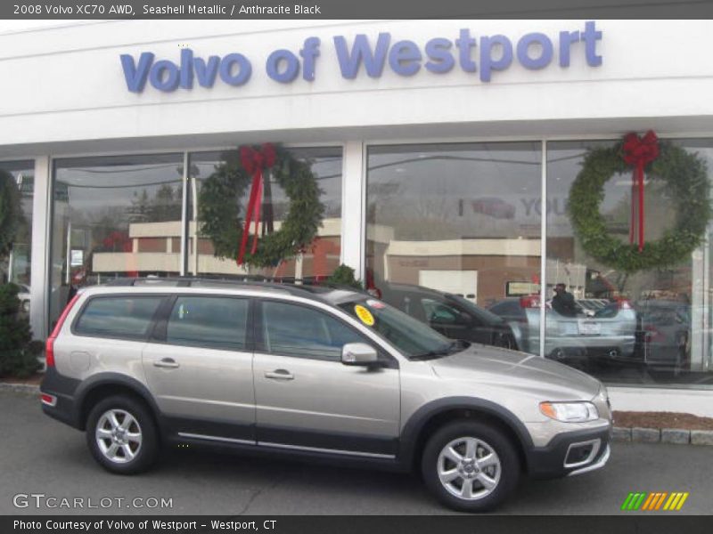 Seashell Metallic / Anthracite Black 2008 Volvo XC70 AWD