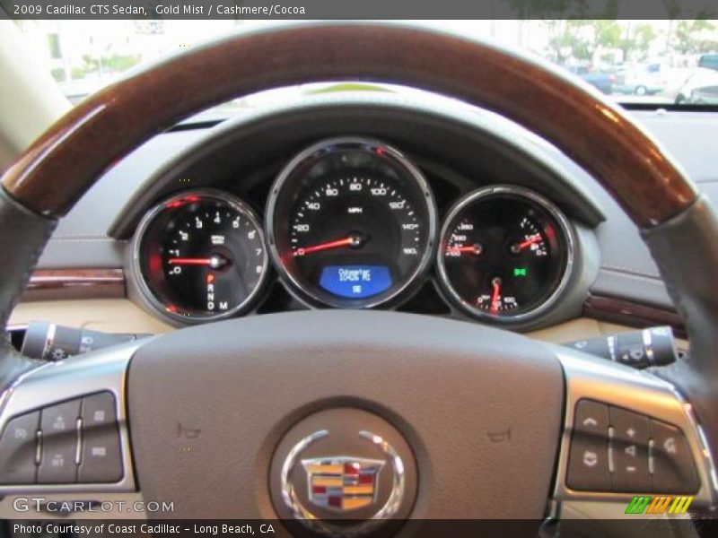 Gold Mist / Cashmere/Cocoa 2009 Cadillac CTS Sedan