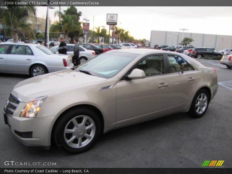 Gold Mist / Cashmere/Cocoa 2009 Cadillac CTS Sedan