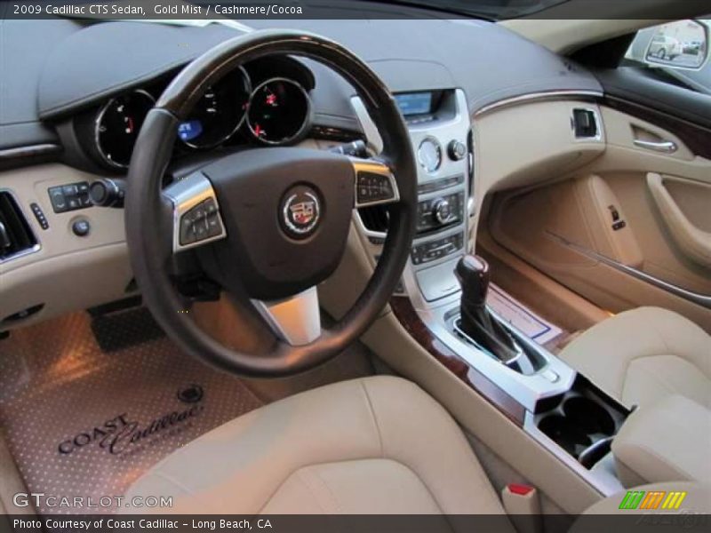 Gold Mist / Cashmere/Cocoa 2009 Cadillac CTS Sedan