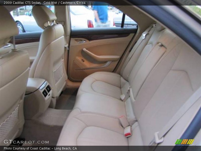 Gold Mist / Cashmere/Cocoa 2009 Cadillac CTS Sedan