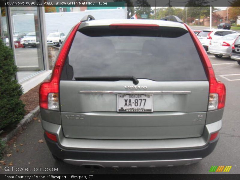 Willow Green Metallic / Taupe 2007 Volvo XC90 3.2 AWD