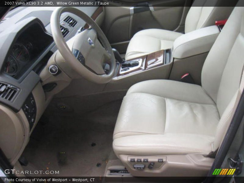 Willow Green Metallic / Taupe 2007 Volvo XC90 3.2 AWD