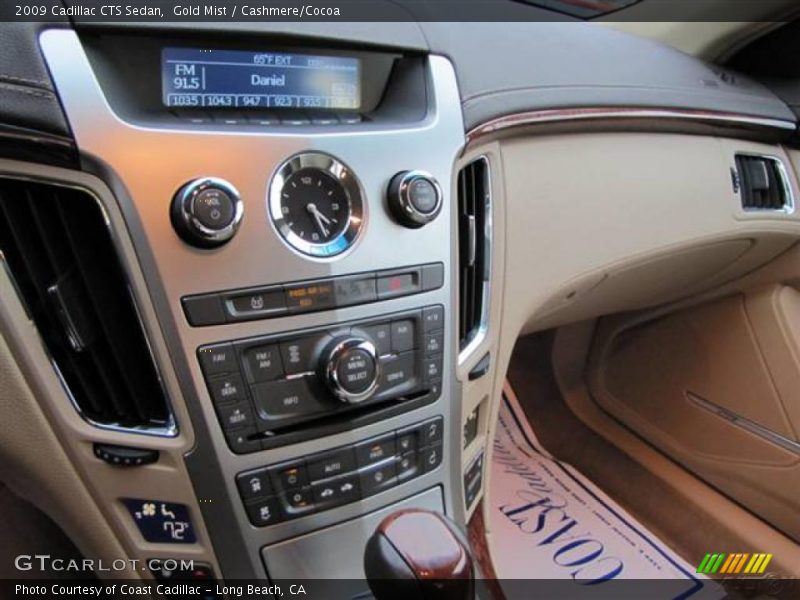 Gold Mist / Cashmere/Cocoa 2009 Cadillac CTS Sedan