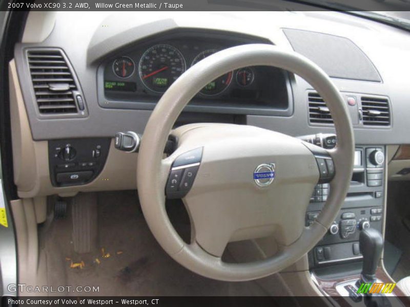 Willow Green Metallic / Taupe 2007 Volvo XC90 3.2 AWD