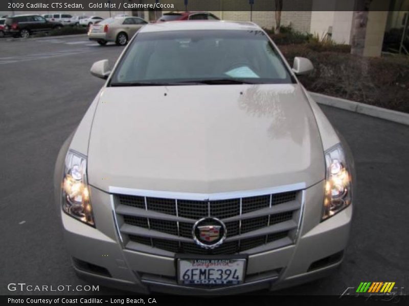 Gold Mist / Cashmere/Cocoa 2009 Cadillac CTS Sedan